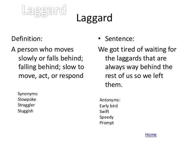 Vocabulary definitions