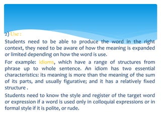 Vocabulary | PPTX