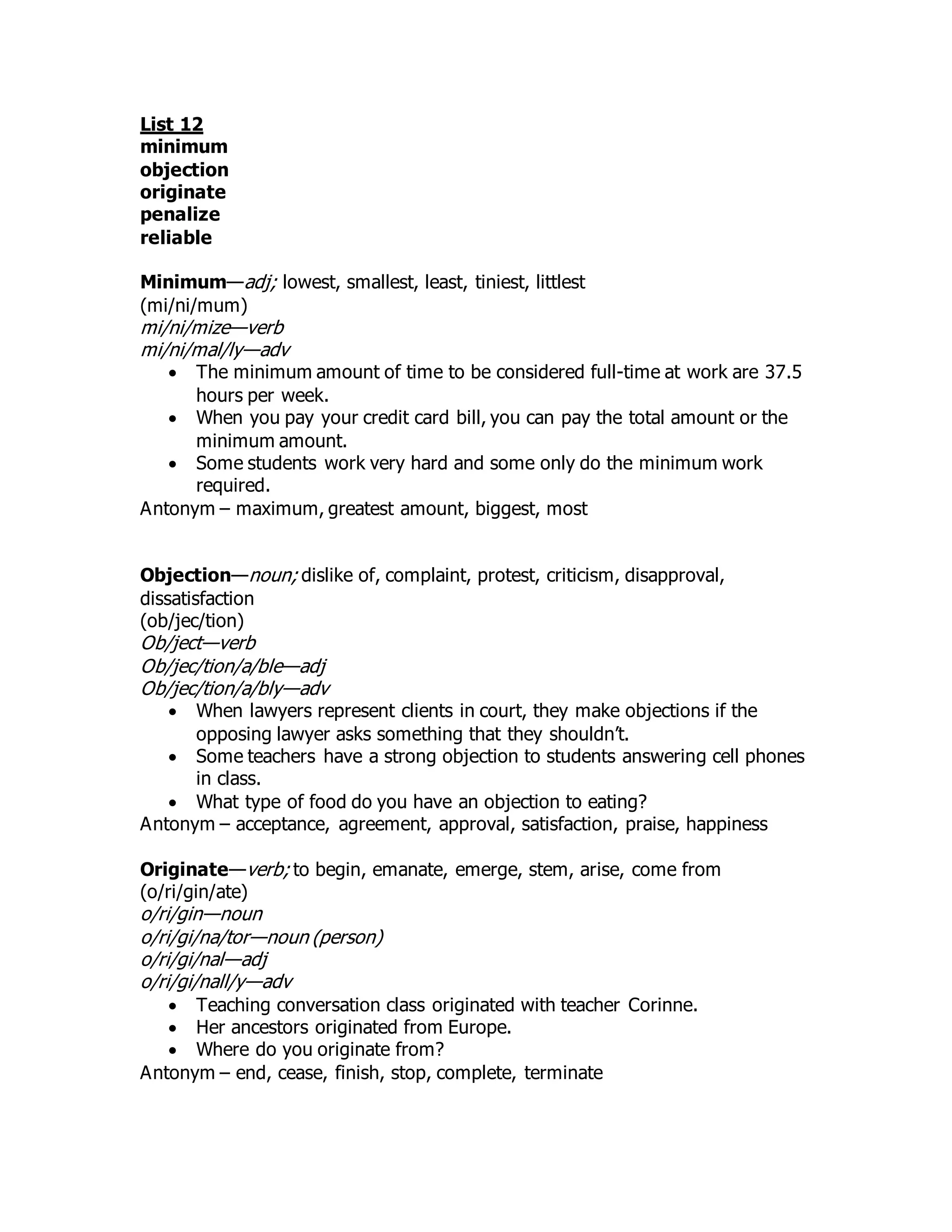 vocabulary-exercises-for-list-12-pdf