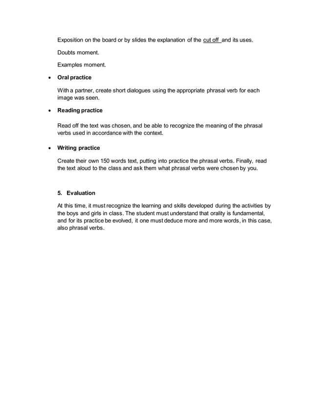 Vocabulary Lesson Plan Docx Education