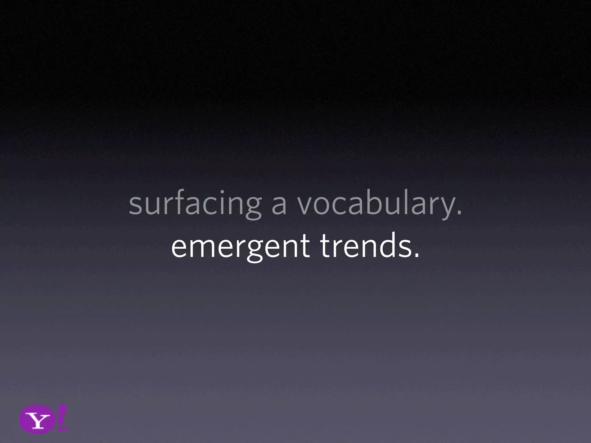 Vocabulary Of Patterns