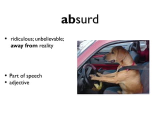 Vocabulary packet 8 (ab ) | PPT