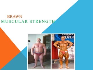 BRAWN
MUSCULAR STRENGTH

 