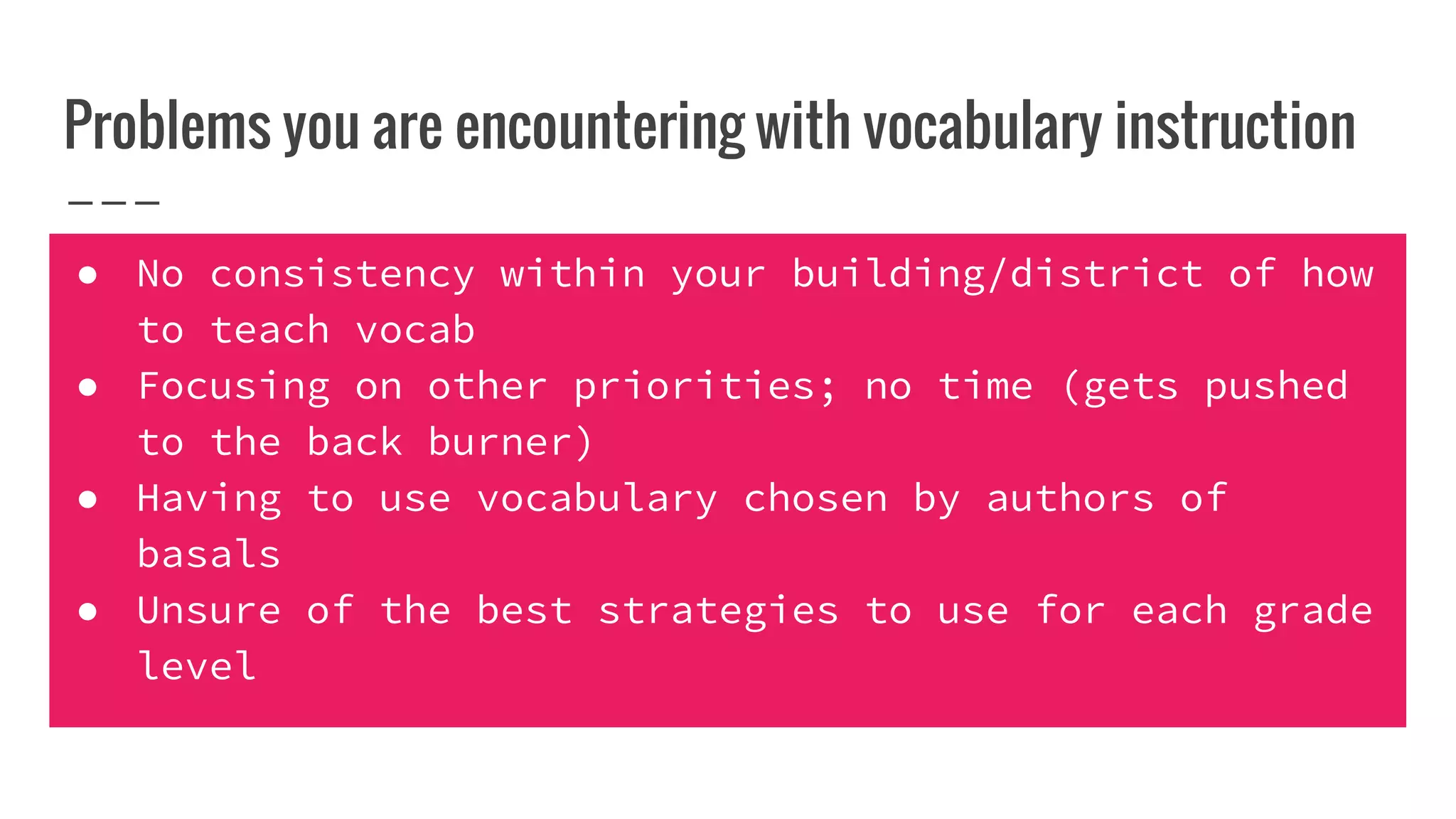 Vocabulary thinking from learning unit #2 | PDF