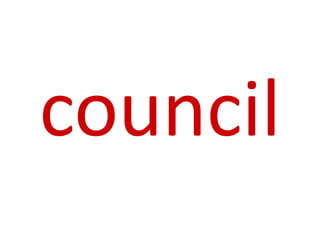 council
 