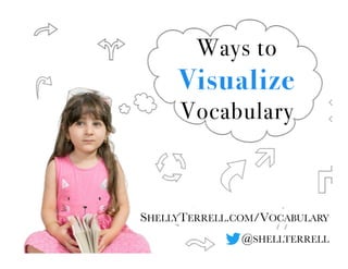 @SHELLTERRELL
Ways to
Visualize
Vocabulary
SHELLYTERRELL.COM/VOCABULARY
 