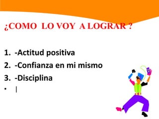 ¿ PORQUE PUEDO SER ?