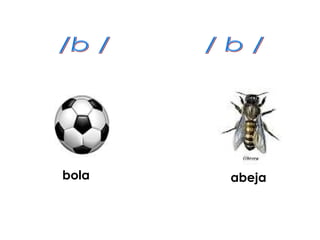 bola   abeja
 