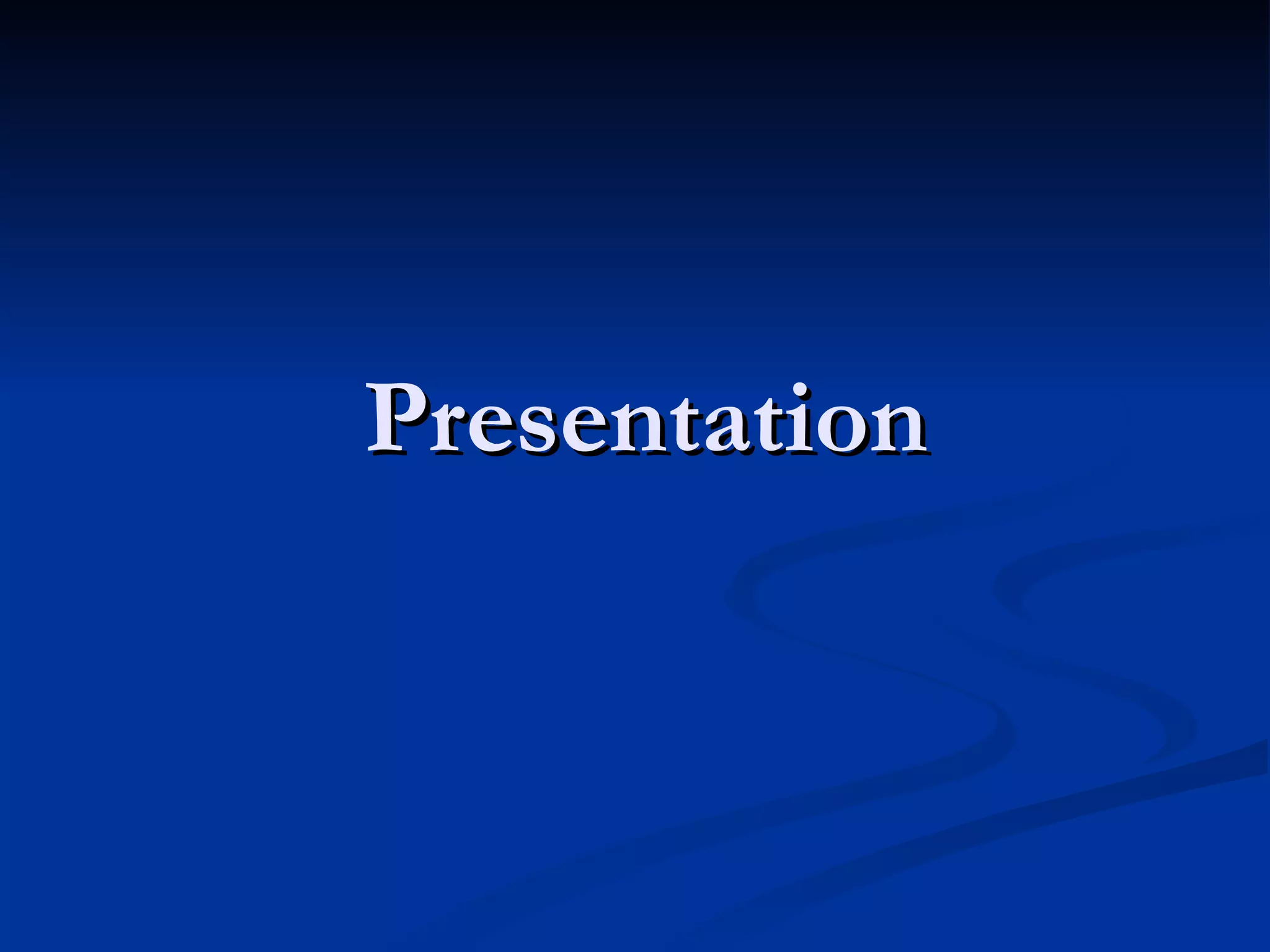 Presentation 
