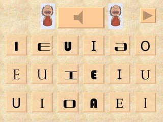 I U I O E A I U I U E E I O I E U A 