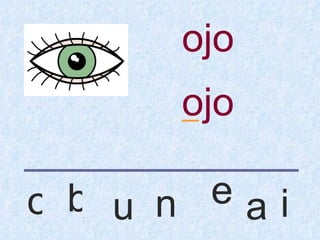 ojo
      ojo
      _


o b u n eai
 