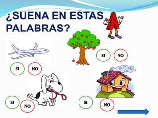 ¿SUENA EN ESTAS
PALABRAS?

 