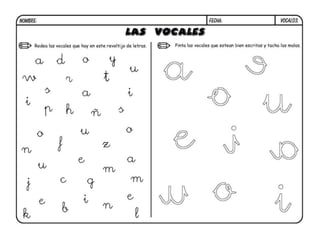 Vocales Ejercicios