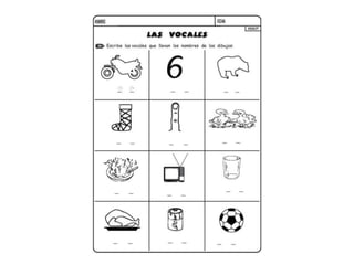Vocales Ejercicios