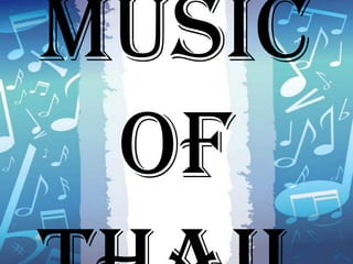 Vocal Music of Thailand 