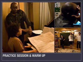 PRACTICE SESSION & WARM UP
 