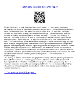 Vocation Project Examples Vocation | PDF