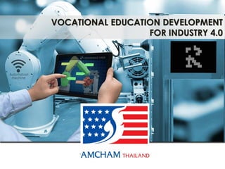 THE AMERICAN CHAMBER OF COMMERCE
IN THAILAND
VOCATIONAL EDUCATION DEVELOPMENT
FOR INDUSTRY 4.0
 