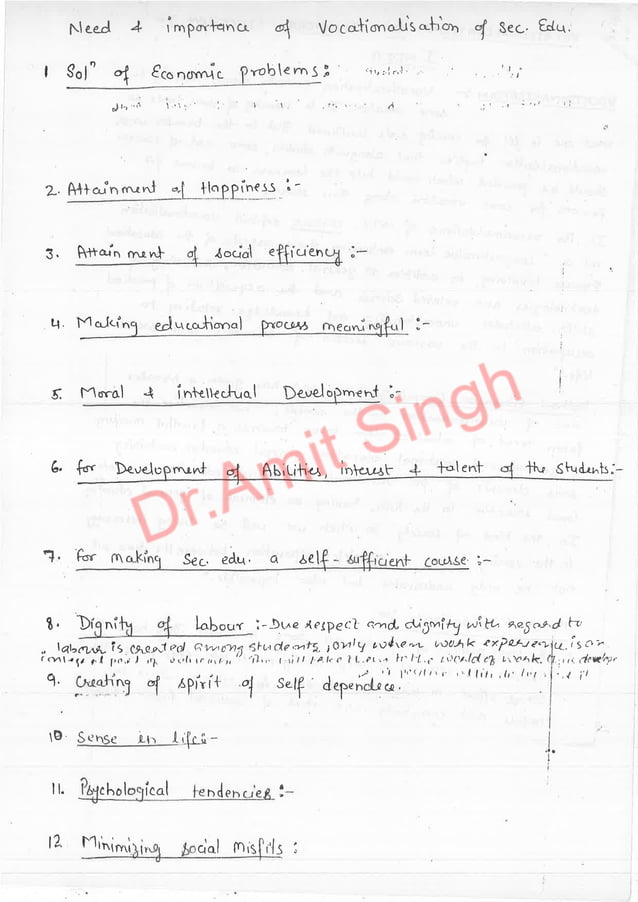 Vocationalization of Secondary Education | PDF