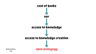 Open pedagogy and the trades.
