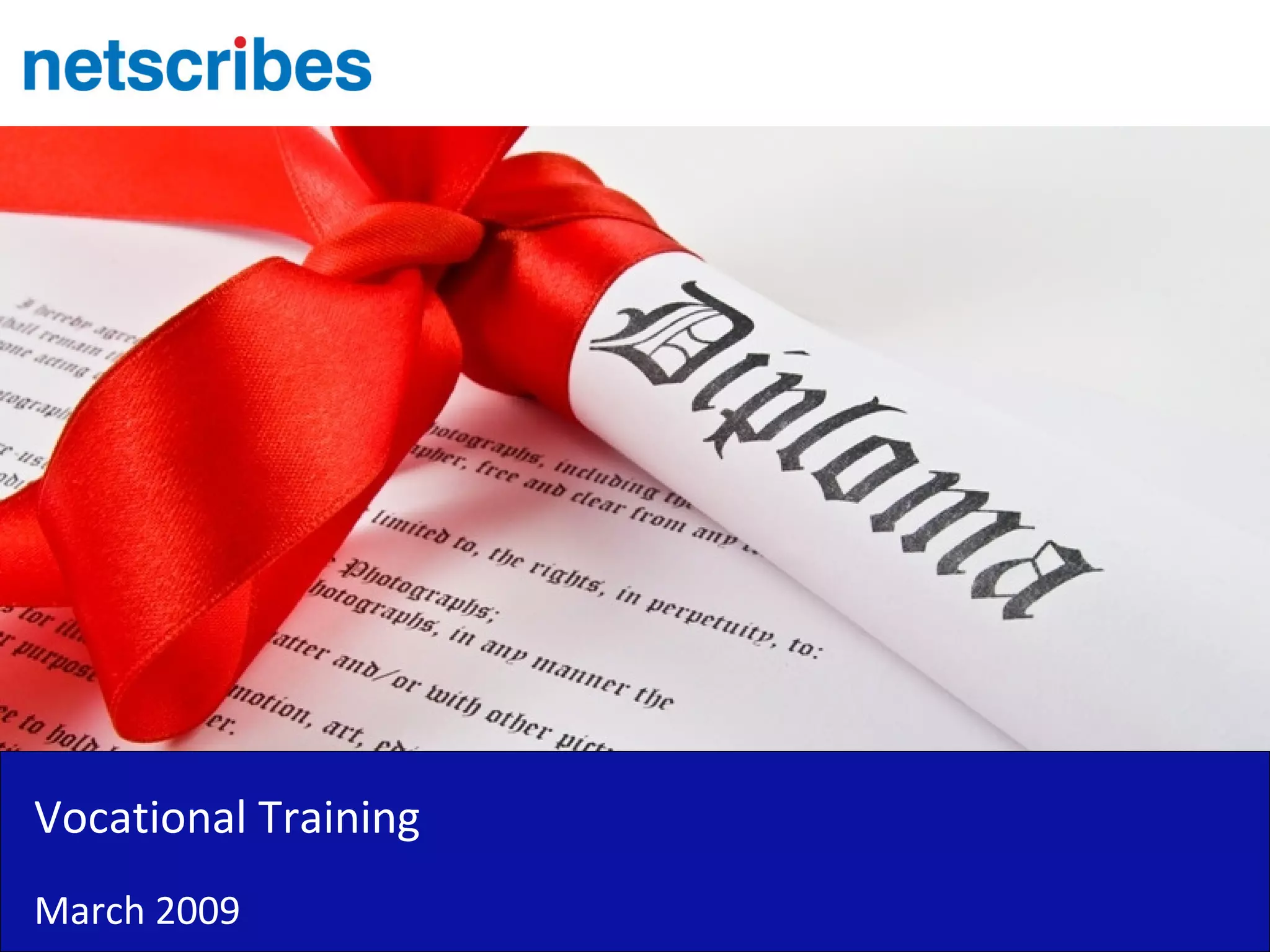Vocational Training India Sample | PDF