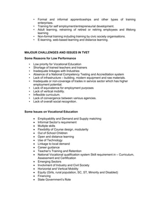 Vocational training in india | PDF