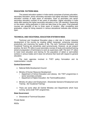 Vocational training in india | PDF