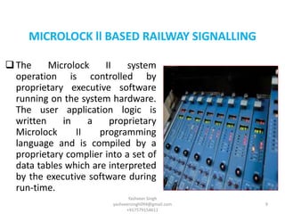 Vocational training (railway signaling) | PPTX