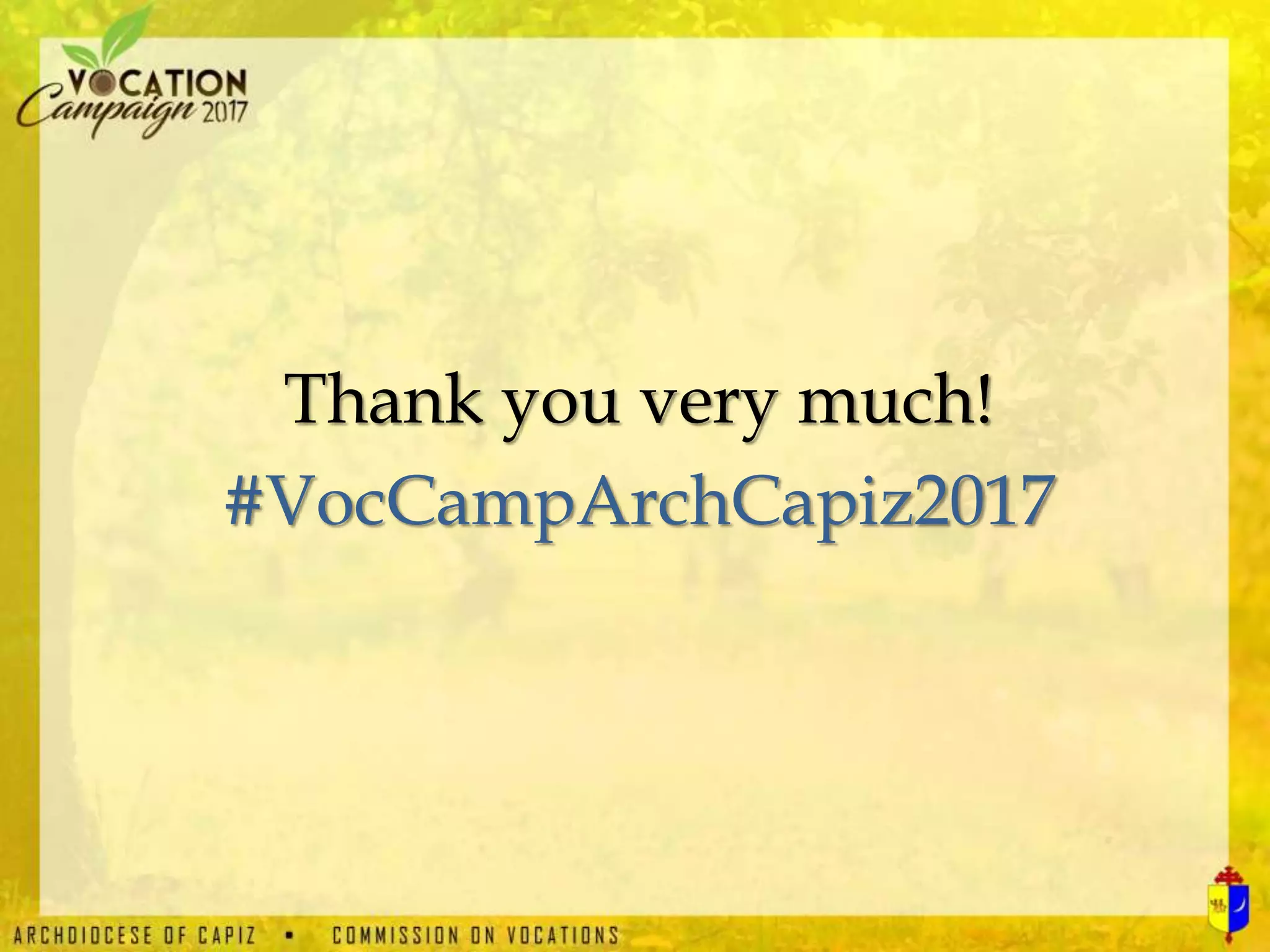 Thank you very much!
#VocCampArchCapiz2017
 