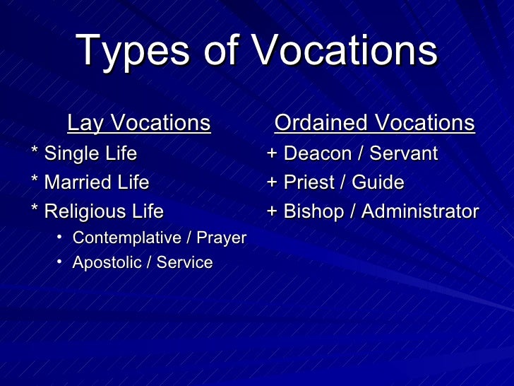 Vocations