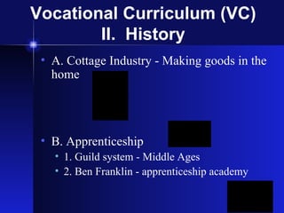Vocational Curriculum Ppt