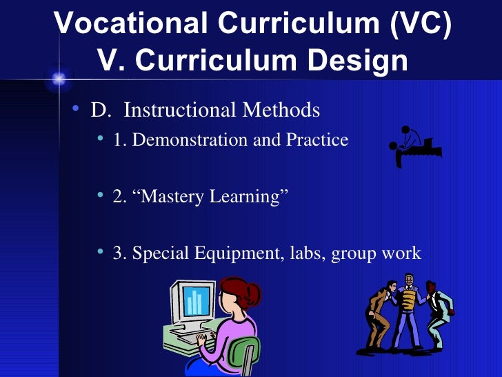 vocational curriculum