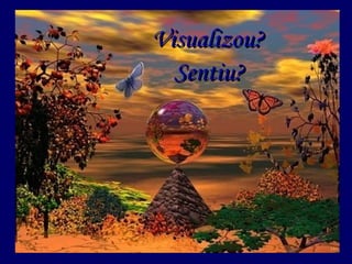 Visualizou? Sentiu? 