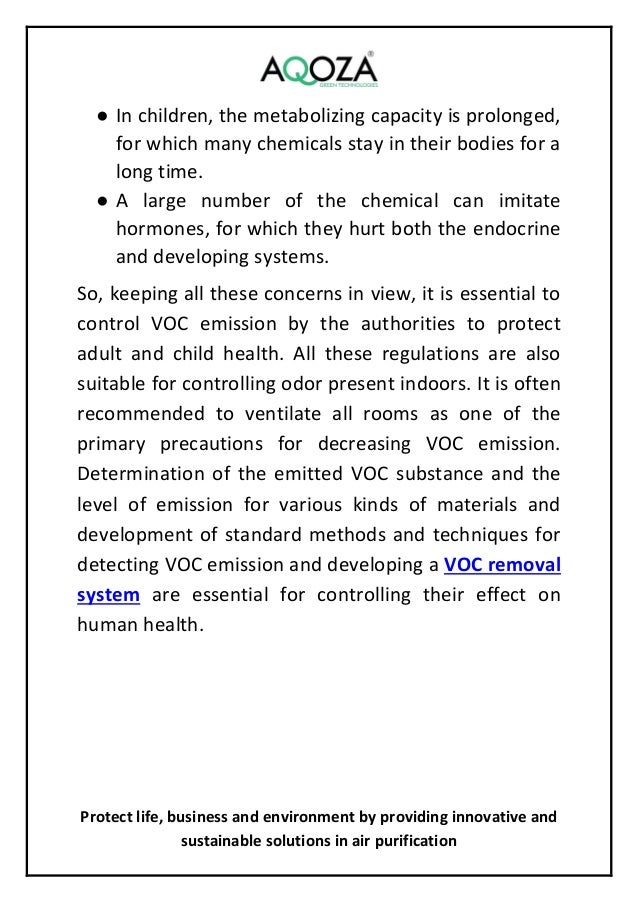 VOC Emissions In Furniture & Paint Coating