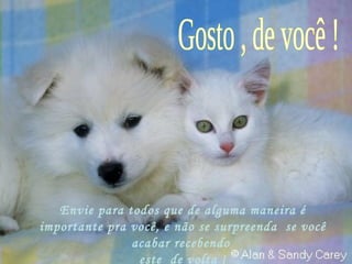 Envie para todos que de alguma maneira é
importante pra você, e não se surpreenda se você
               acabar recebendo
                este de volta !
 