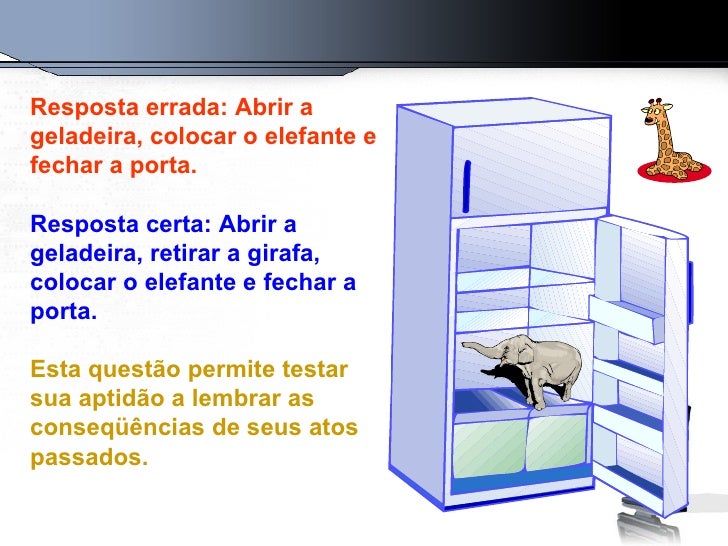 Como Faz Para Colocar Um Elefante Na Geladeira