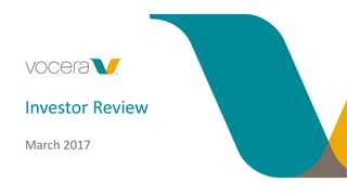 March 2017
Investor Review
 