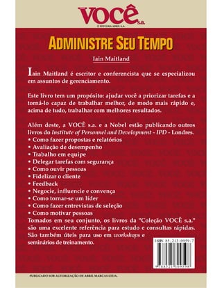 Voce sa -_administre_seu_tempo