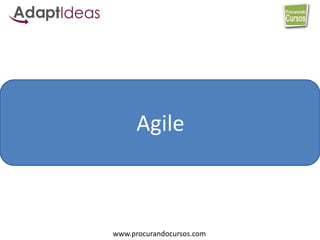 www.procurandocursos.com
Agile
 