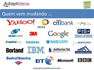 www.procurandocursos.com
Quem vem mudando ...
 
