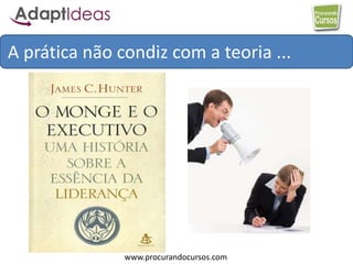 www.procurandocursos.com
A prática não condiz com a teoria ...
 