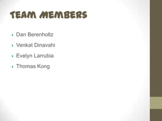 Team MembersDan Berenholtz