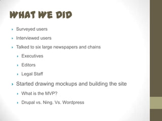 Thomas KongInitial IdeaCentralized online platform to discuss news events