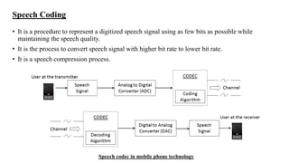 SPEECH CODING | PDF