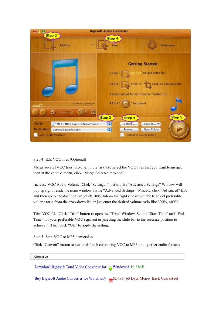 Voc Audio Converter For Mac