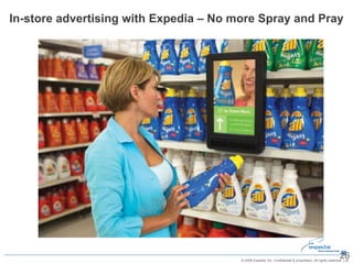 In-store advertising with Expedia – No more Spray and Pray  