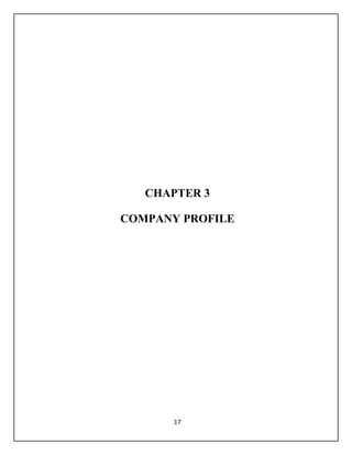 17
CHAPTER 3
COMPANY PROFILE
 
