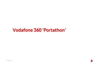 Vodafone 360 ‘Portathon’




1 Vodafone 360
 