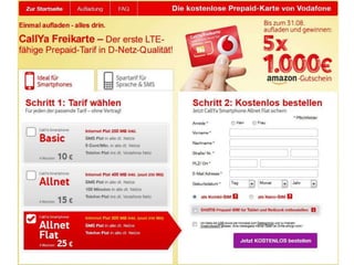 Vodafone CallYa Freikarte