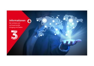 Informationen
Der sichere und
vertrauensvolle
Umgang mit Daten.

 